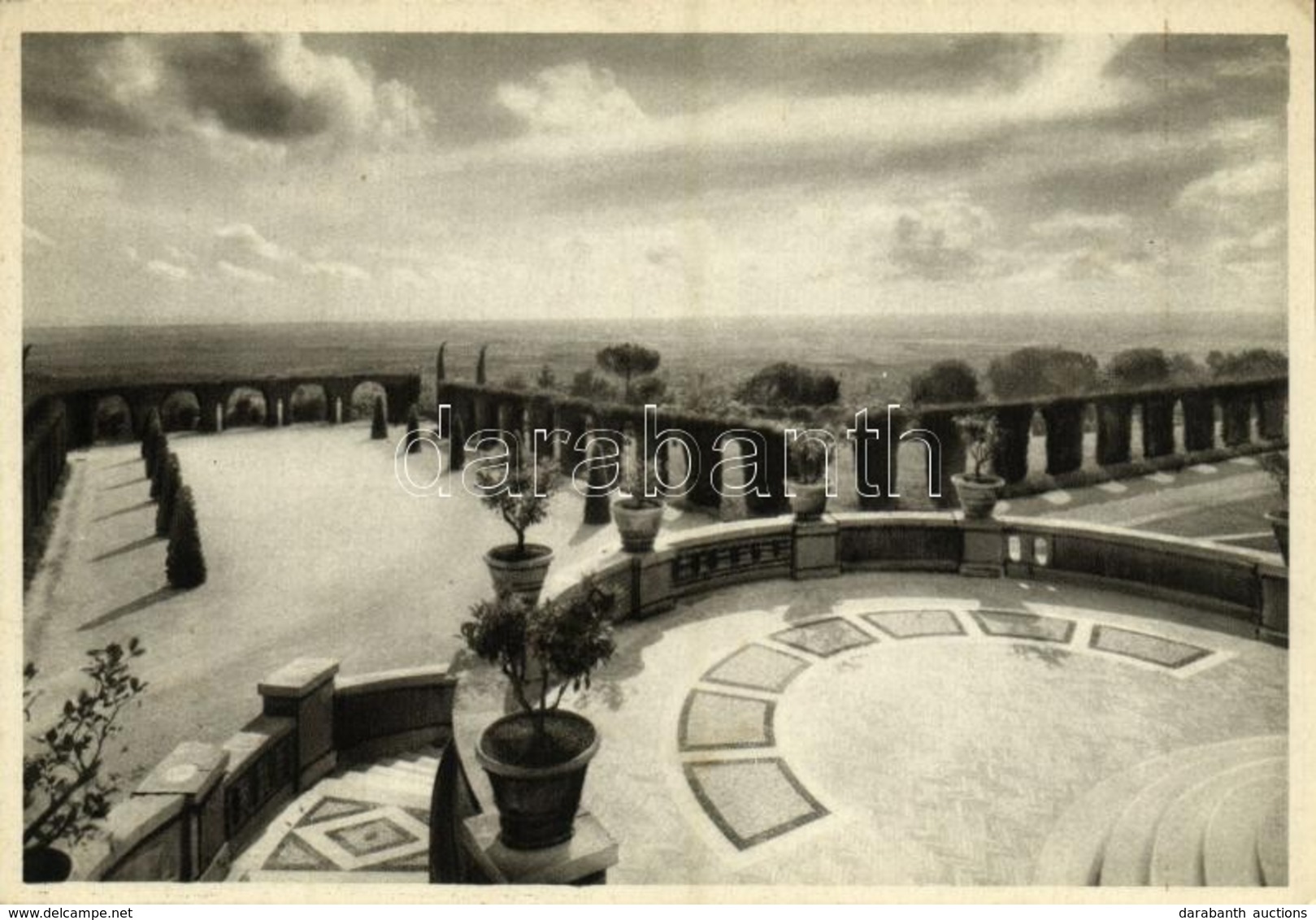 ** T2 Castel Gandolfo, Villa Pontificia / Villa, Terrace (14,8 Cm X 10,3 Cm) - Autres & Non Classés