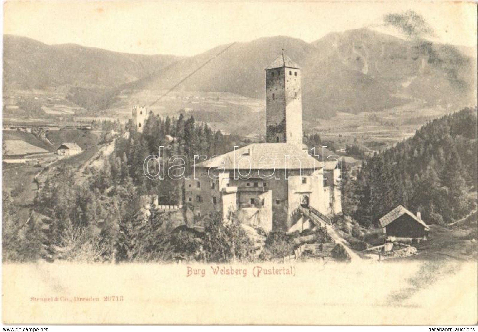 * T2/T3 Monguelfo, Welsberg (Südtirol); Burg Welsberg (Pustertal) / Castle In Puster Valley (fl) - Sonstige & Ohne Zuordnung