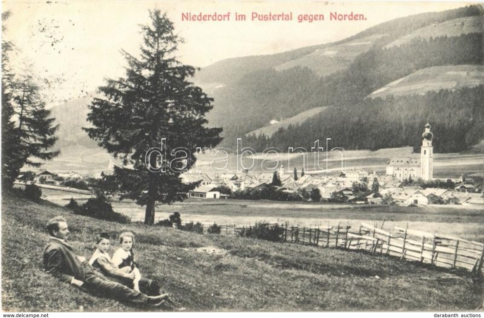 T2 1907 Villabassa, Niederdorf Im Pustertal Gegen Norden - Autres & Non Classés