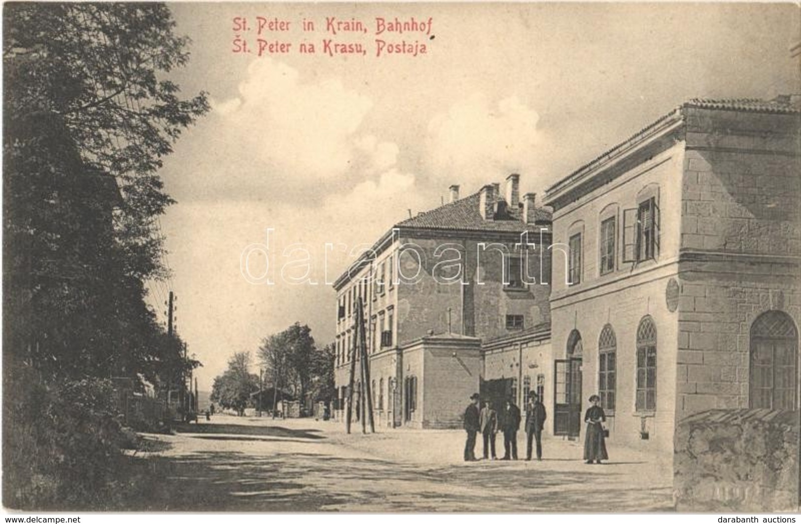 * T2 Pivka, St. Petra Na Krasu, San Pietro Del Carso, St. Peter In Krain; Bahnhof / Postaja / Railway Station - Sonstige & Ohne Zuordnung