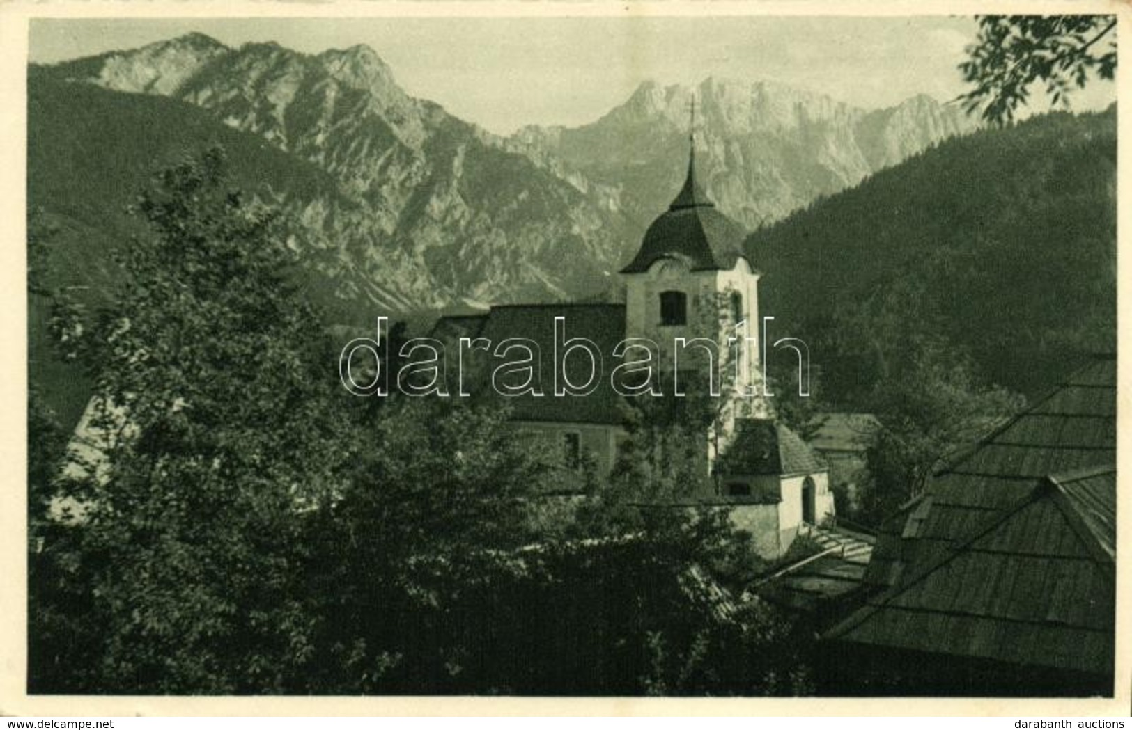 ** T2 Ratece, Planica, Zupnijska Cerkev S Ciprnikom In Mojstrovko / Valley, Church, Mountains - Autres & Non Classés