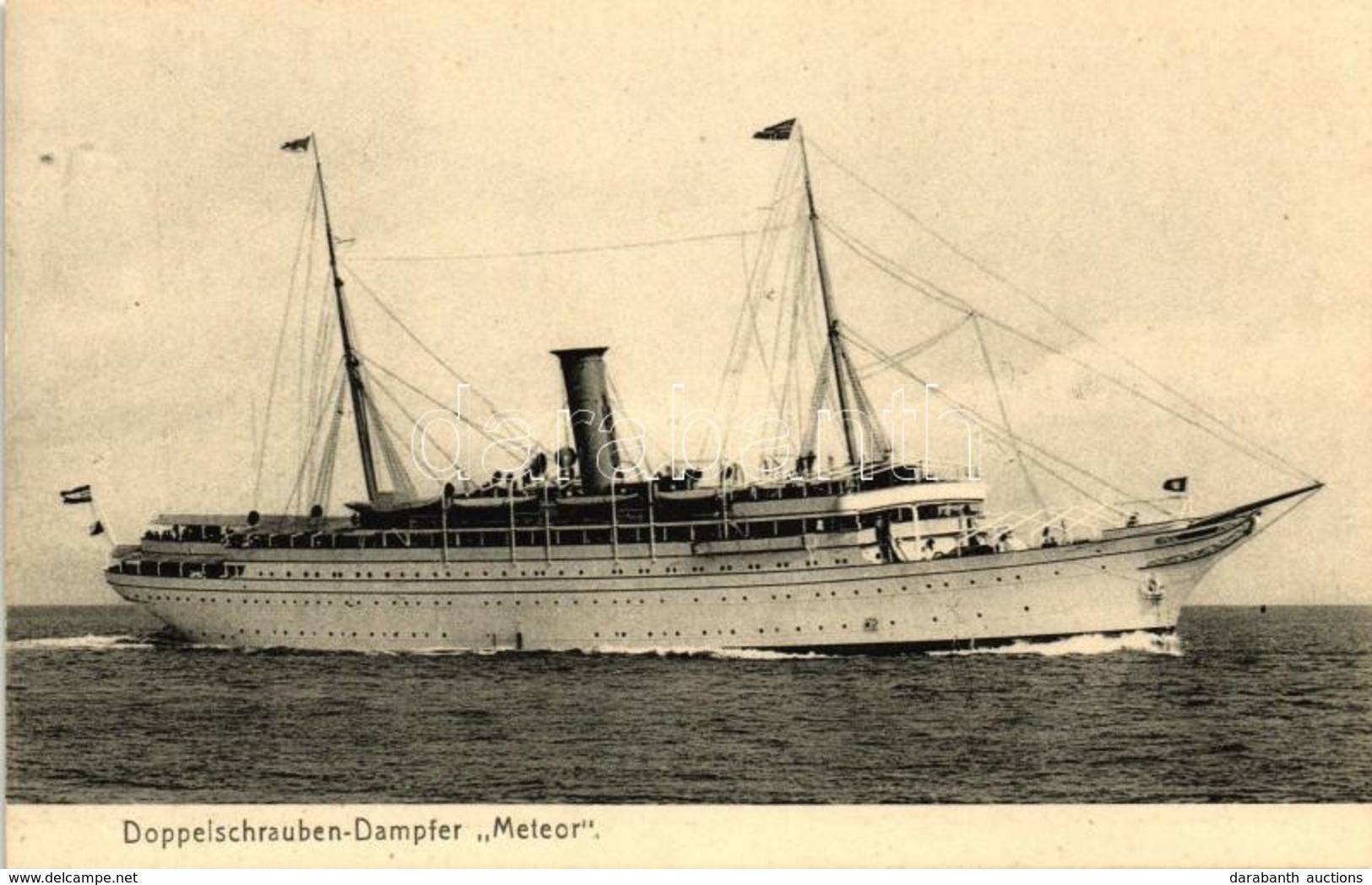 * T1/T2 1906 Doppelschrauben-Dampfer 'Meteor' / German Twin-screw Steamship - Non Classés