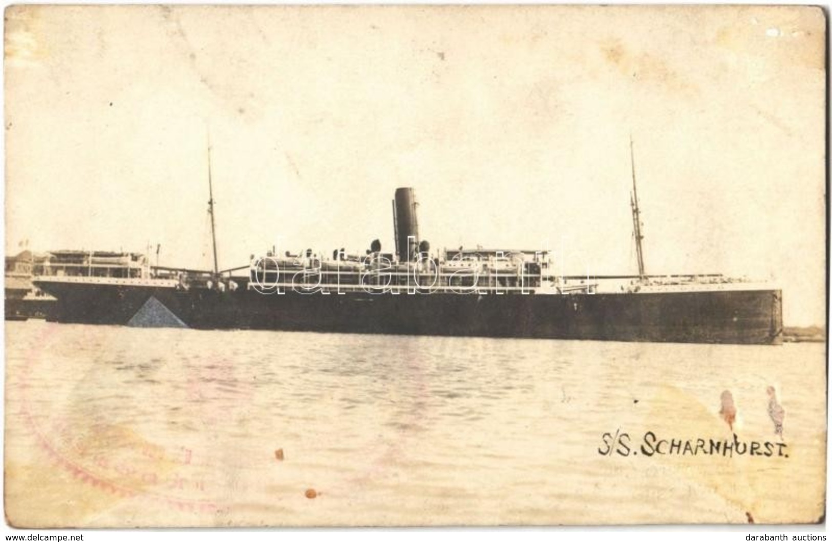 * T3 SS Scharnhorst, Norddeutscher Lloyd Ocean Liner. Photo (fl) - Ohne Zuordnung