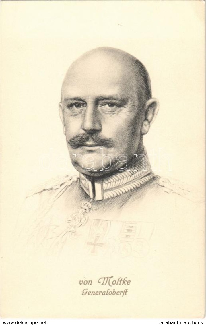 ** T1/T2 Generaloberst Von Moltke / Helmuth Johannes Ludwig Von Moltke, WWI German Military Officer, Stengel & Co. - Unclassified