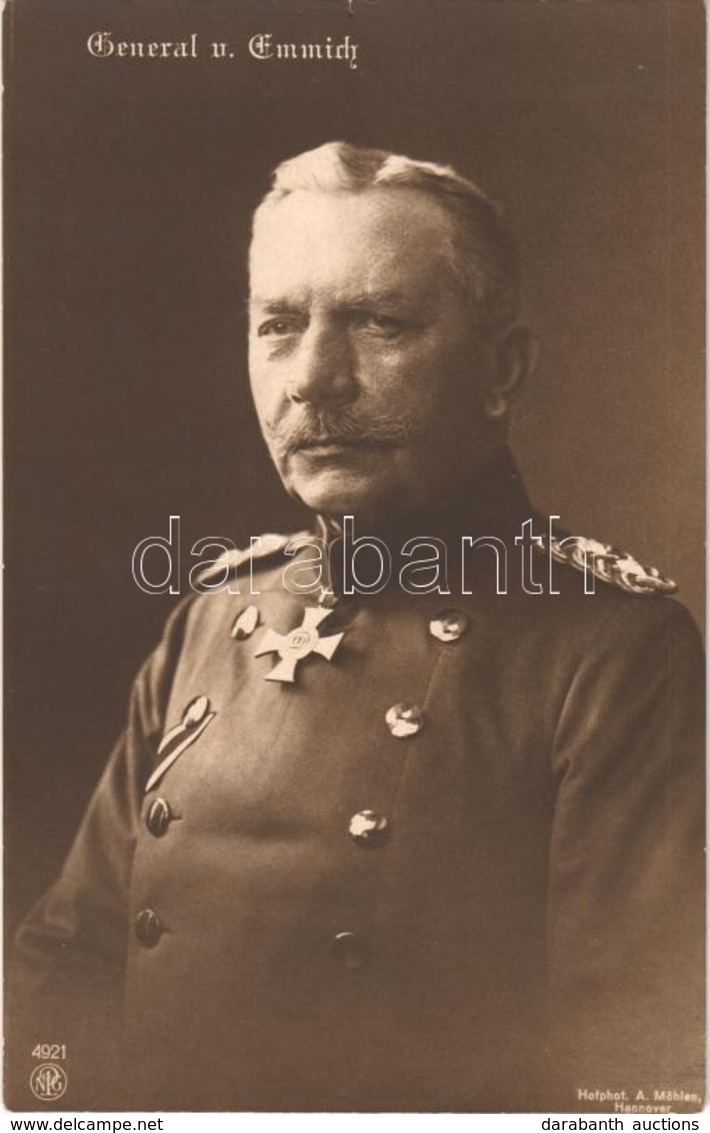 ** T1/T2 General V. Emmich / Otto Von Emmich - Non Classés