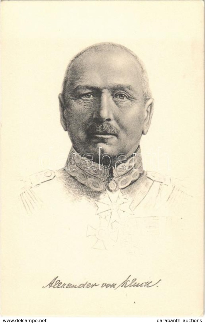 ** T1 Generaloberst Von Kluck / Alexander Von Kluck, WWI German Military General, Stengel & Co. - Ohne Zuordnung