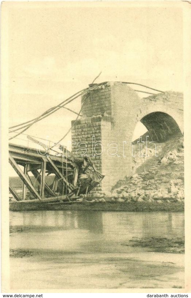 ** T2 Weltkrieg 1914-1916.  Gesprengte Eisenbahnbrücke Am Strypa-Fluss / Vyhozeny Zeleznicní Most Na Rece Strype 1915 /  - Non Classés