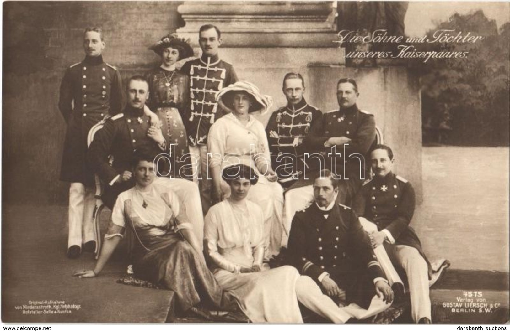 ** T1 Die Söhne Und Töchter Unseres Kaiserpaares / The Children Of Wilhelm II And Augusta Victoria Of Schleswig-Holstein - Non Classés