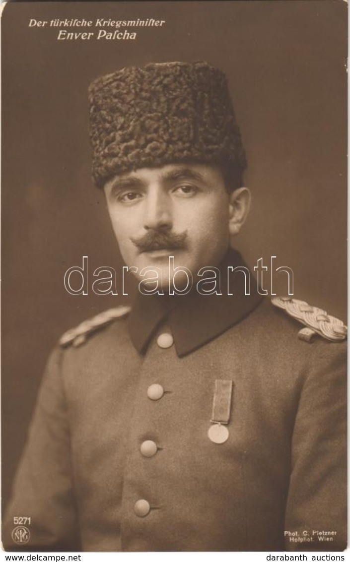 ** T2 Der Türkische Kriegsminister Enver Pascha / Ismail Enver Pasha, Turkish Military Officer, Minister Of War Of The O - Ohne Zuordnung