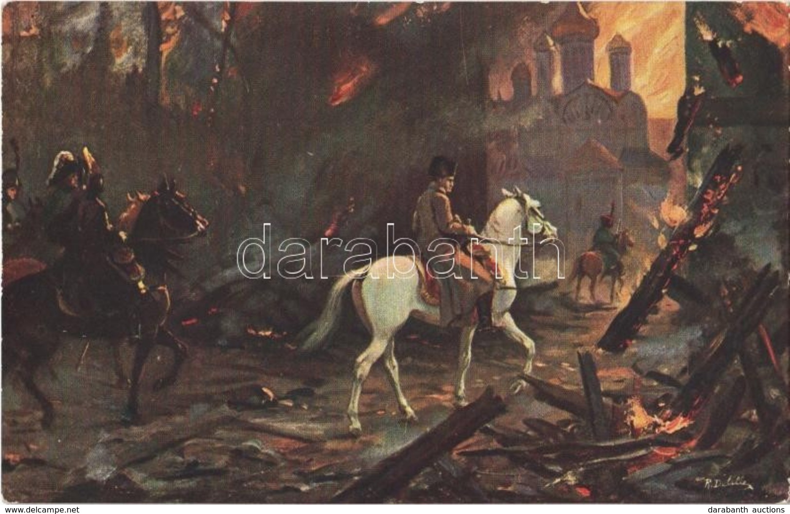 ** T2 Napoléon Dans Moscou En Teu / Napoleon In The Burning Moscow, LL. 2. S: R. Delille - Non Classés