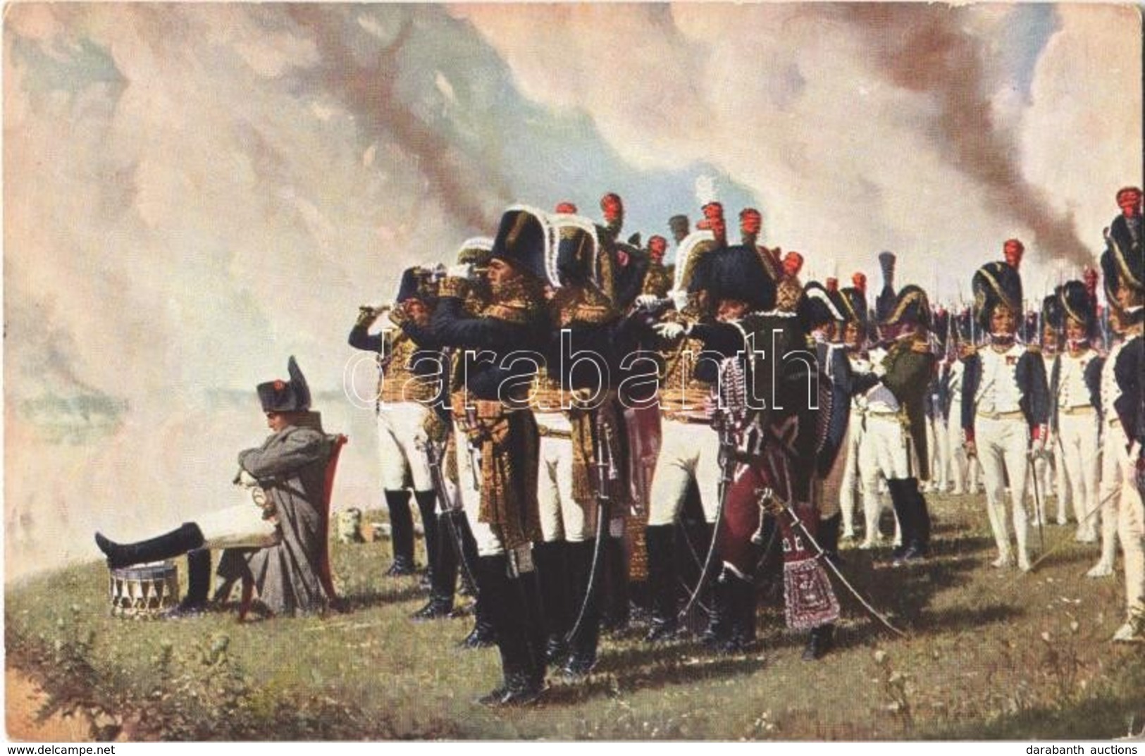 ** T2 Napoleon Sur Les Hauteurs Devant Borodino / Napoleon And His Officers On The Hills Of Borodino, Ser. 25/3. S: Were - Ohne Zuordnung