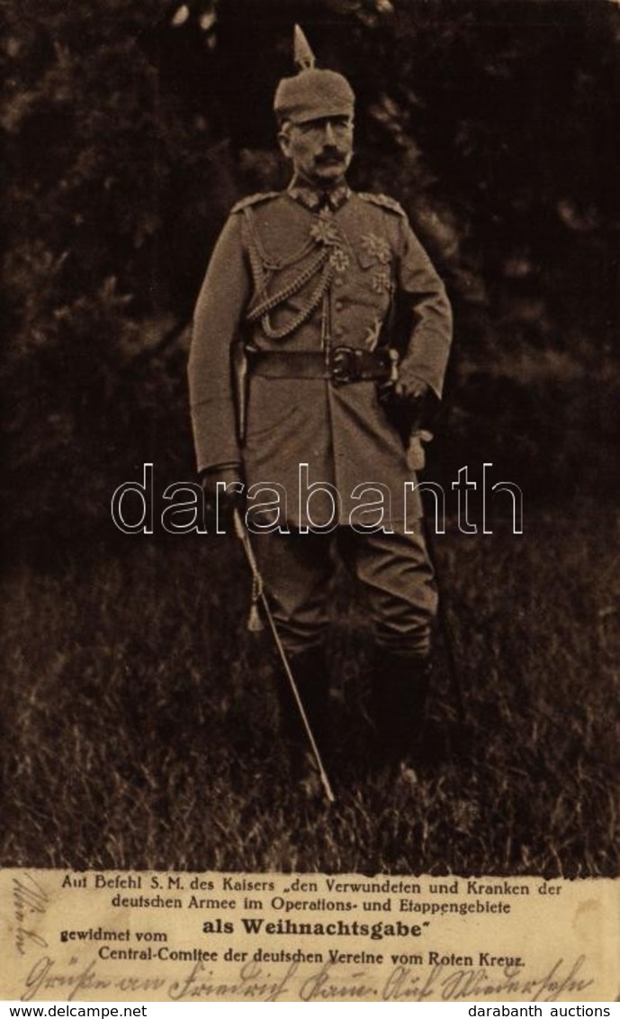 T2/T3 1915 Kaiser Wilhelm II / Wilhelm II, German Emperor. Feldpostkarte (EK) - Unclassified
