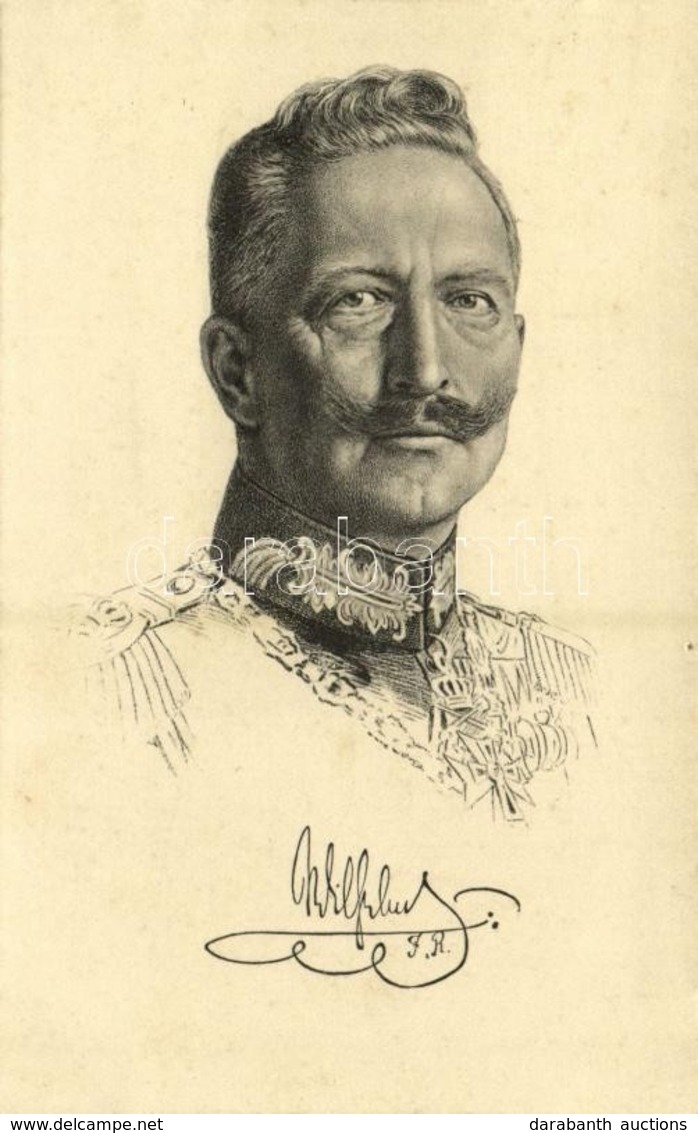 ** T3 Wilhelm II, Deutscher Kaiser Und König Von Preussen / German Emperor And King Of Prussia (tiny Pinhole) - Unclassified