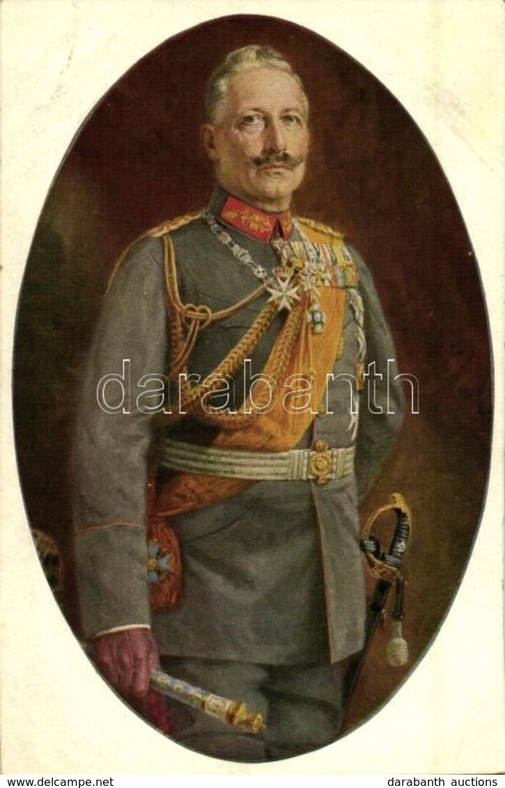 ** T1/T2 Kaiser Wilhelm II., Verlagsanstalt Leo Hohenstein Nr. 104. S: Felix Ehrlich - Ohne Zuordnung