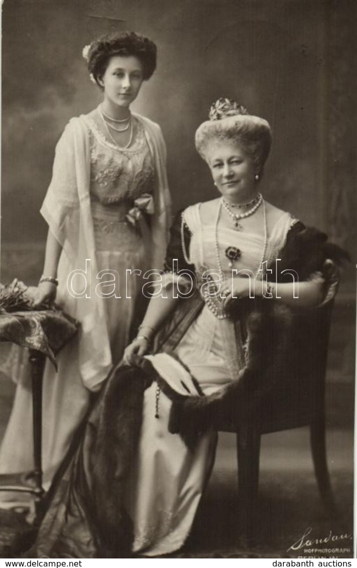 T2 1910 Augusta Victoria Of Schleswig-Holstein German Empress And Princess Victoria Louise - Unclassified