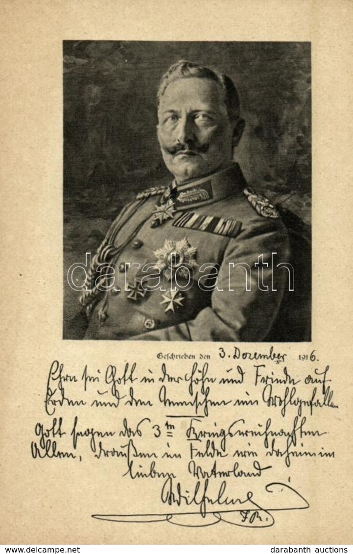 * T1/T2 1916 Kaiser Wilhelm II. - Non Classés