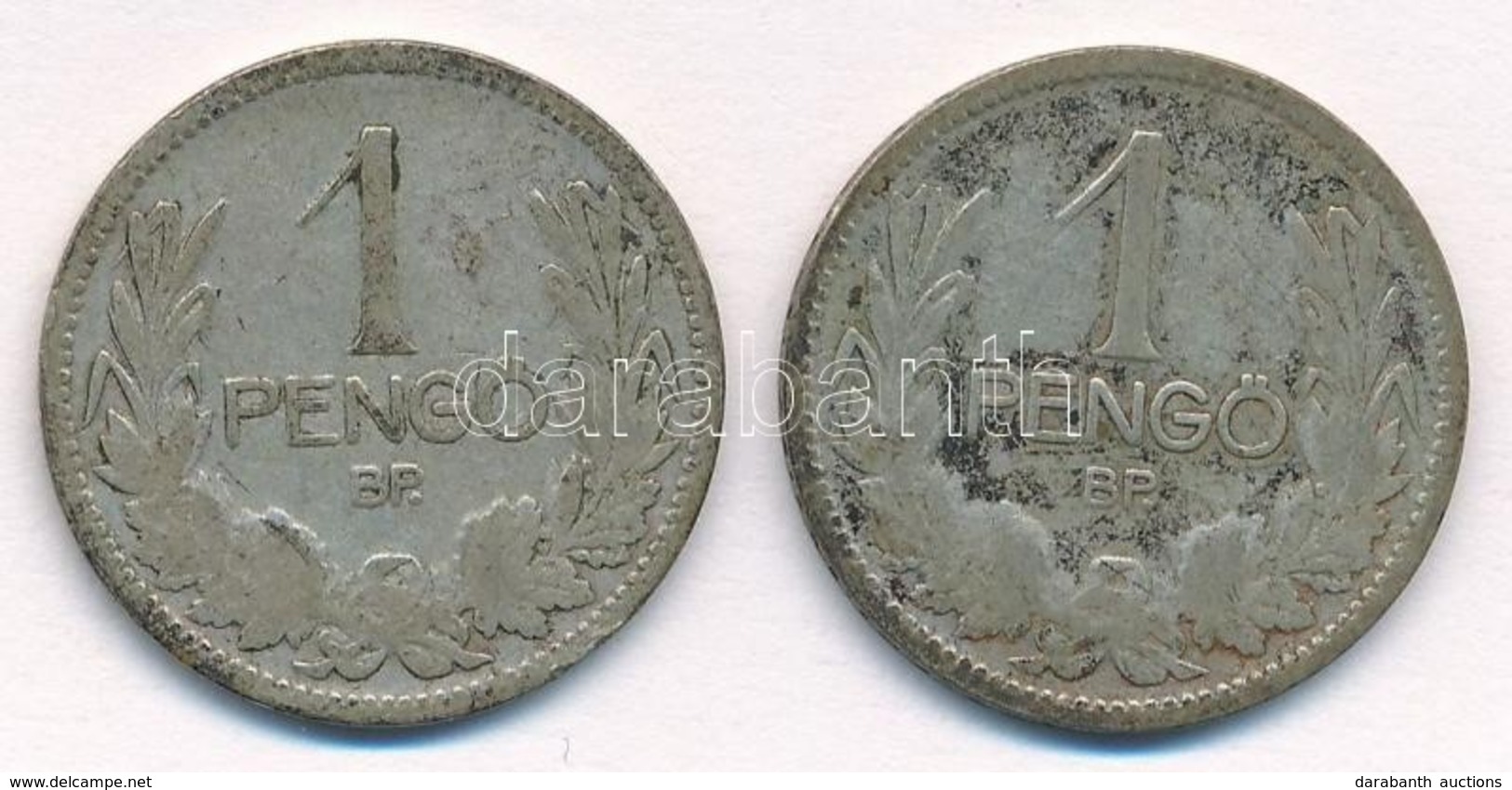 1926. 1P Ag (2x) T:3- Patina Adamo P6 - Unclassified