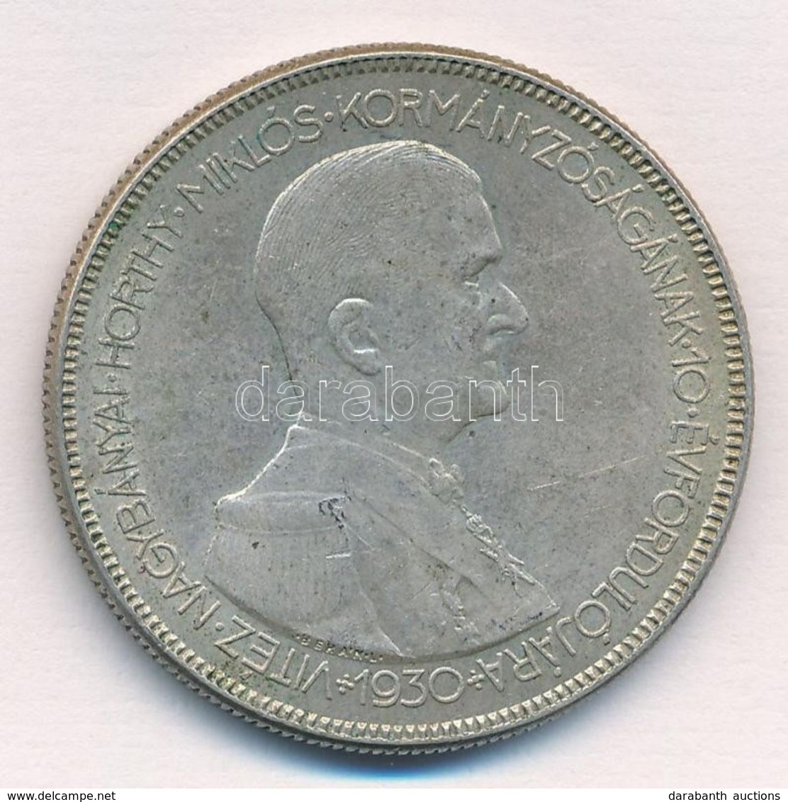 1930. 5P Ag 'Horthy Jobbra' T:2
Adamo P8 - Zonder Classificatie