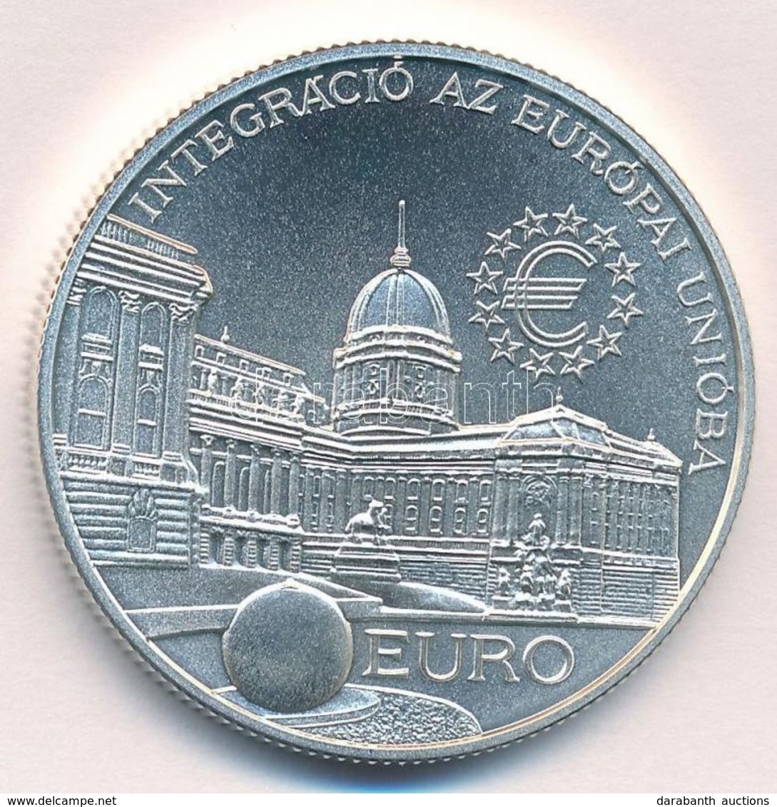 1997. 2000Ft Ag 'Integráció Az EU-ba-EURO I' Kapszulában, Tanúsítvánnyal T:BU Adamo EM147 - Ohne Zuordnung