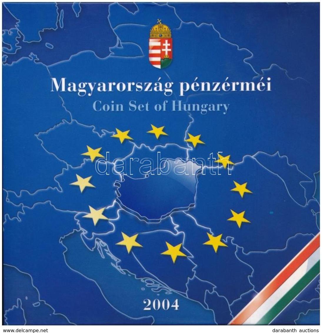 2004. 1Ft-100Ft (7xklf) Forgalmi Sor Szettben + 2004. 50Ft 'Magyarország Az EU Tagja' T:BU (a Külső Tok Proof Kiadáshoz  - Non Classés