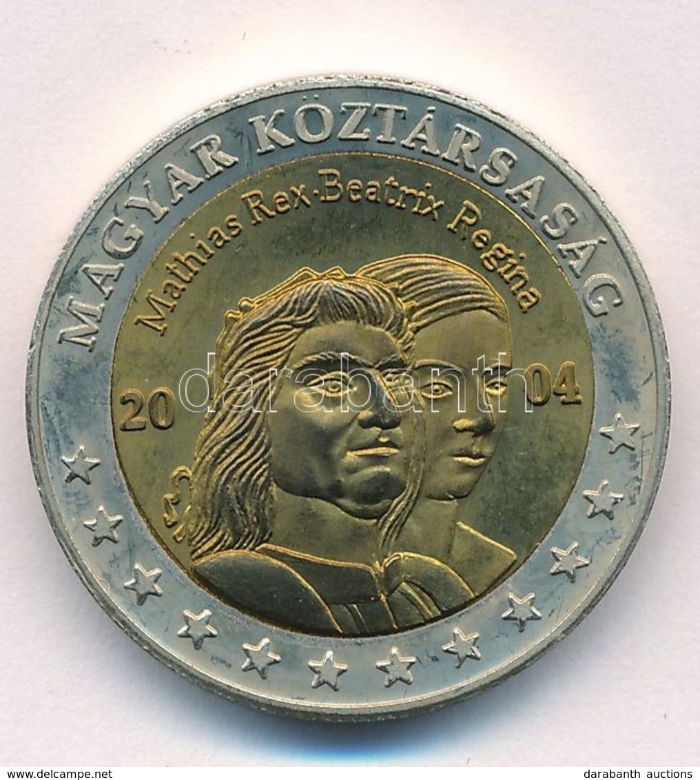 2004. 2EUR 'Mátyás Király - Phoenix Vitorlás' Próbaveret T:1- - Non Classés