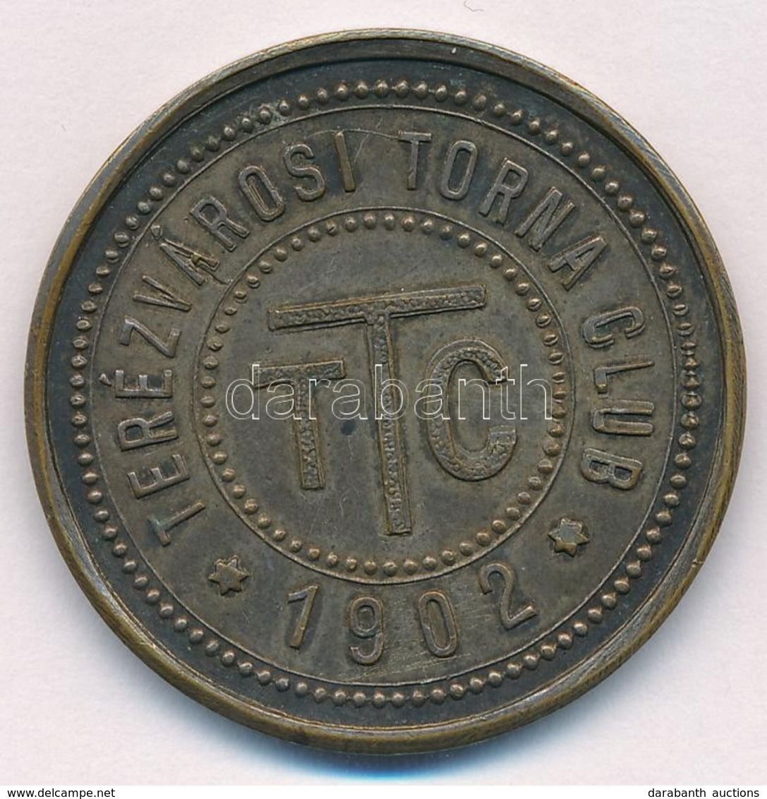 1935. 'TTC - Terézvárosi Torna Club 1902 / 1935. XII. 1.' Br Emlékérem (38mm) T:2 - Non Classés