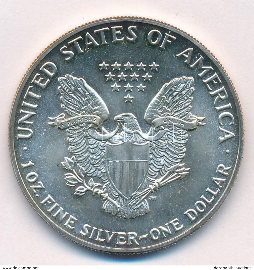 Amerikai Egyesült Államok 1987. 1$ Ag 'Amerikai Sas' Eredeti Tokban, Tanúsítvánnyal T:BU Patina
USA 1987. 1 Dollar Ag 'A - Unclassified