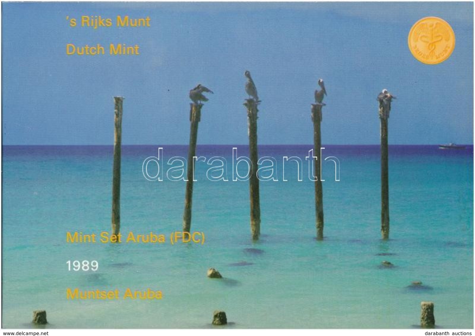 Aruba 1989. 5c-2 1/2Fl (6xklf) + 'Aruba' Emlékérem Szettben T:1
Aruba 1989. 5 Cents - 2 1/2 Florin (6xdiff) + 'Aruba' Co - Ohne Zuordnung