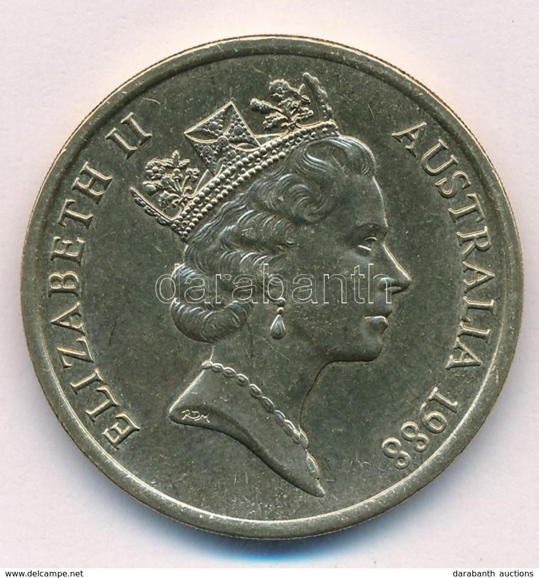 Ausztrália 1988. 5D Al-Br 'II. Erzsébet / Parlament' T:1- Australia 1988. 5 Dollars Al-Br 'Elizabeth II / Parliament Hou - Ohne Zuordnung