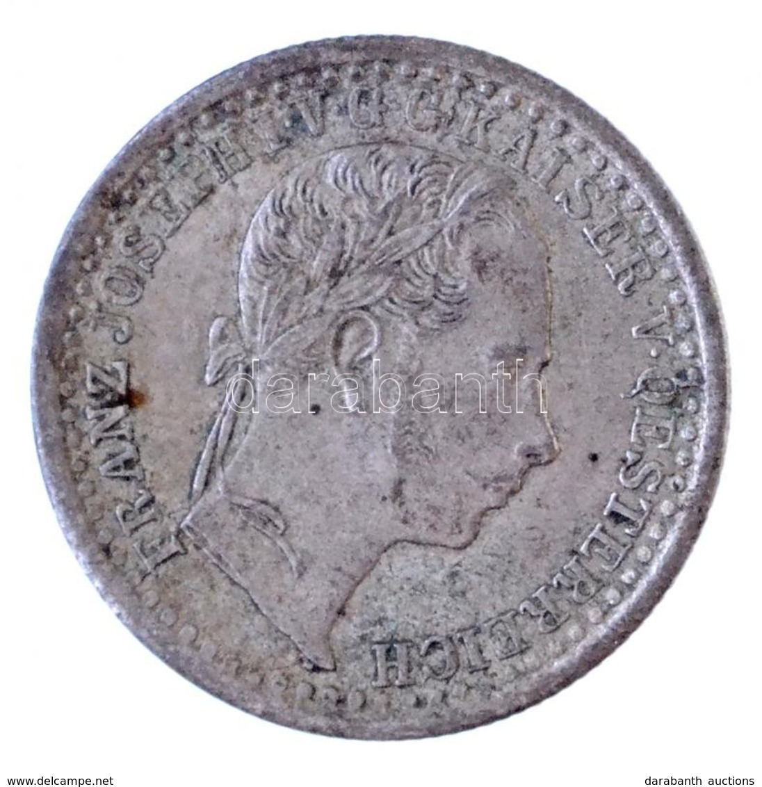 Ausztria 1859A 5kr Ag 'Ferenc József' T:1- 
Austria 1859A 5 Kreuzer Ag 'Franz Joseph' C:AU
Krause KM#2197 - Zonder Classificatie