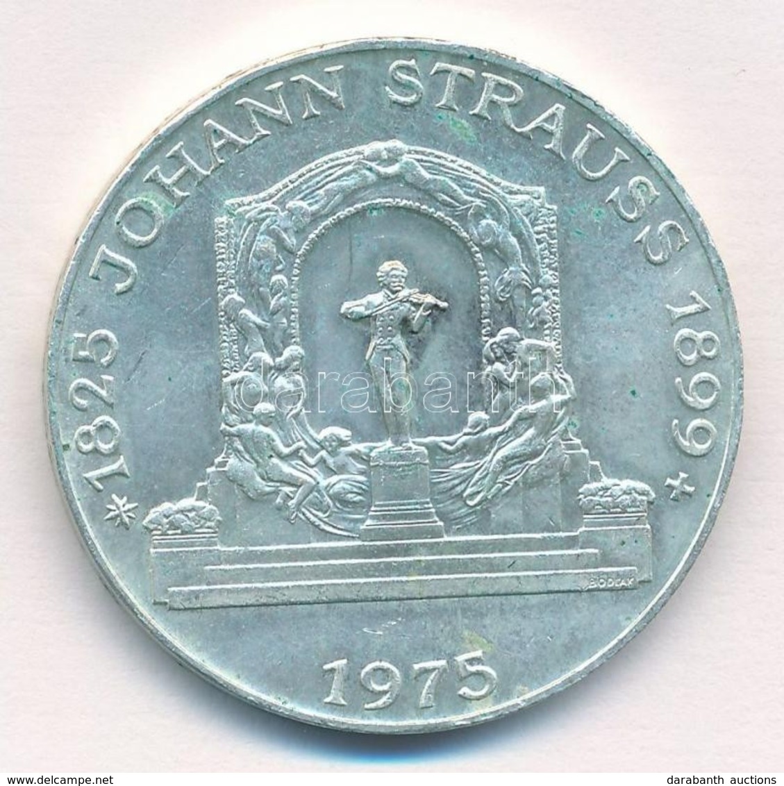 Ausztria 1975. 100Sch Ag '150 éve Született Ifj. Johann Strauss' T:1-
Austria 1975. 100 Schilling Ag '150th Anniversary  - Ohne Zuordnung