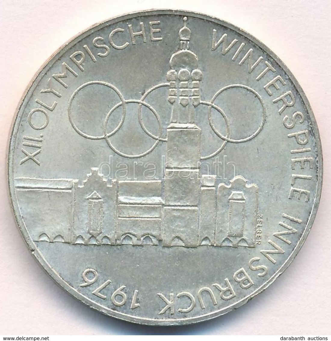 Ausztria 1976. 100Sch Ag 'Téli Olimpia Innsbruck' T:1- Austria 1976. 100 Schilling 'Winter Olympics Innsbruck / Building - Non Classés