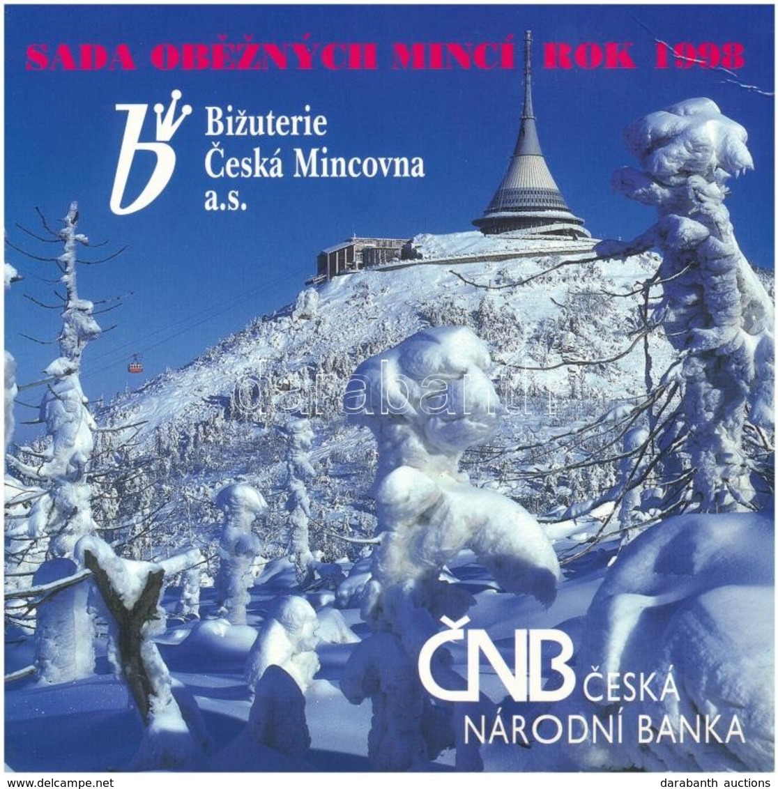 Csehország 1998. 10h-50K (9xklf) Forgalmi Sor Eredeti Díszkiadásban T:1
Czech Republic 1998. 10 Haleru - 50 Korun (9xdif - Non Classés