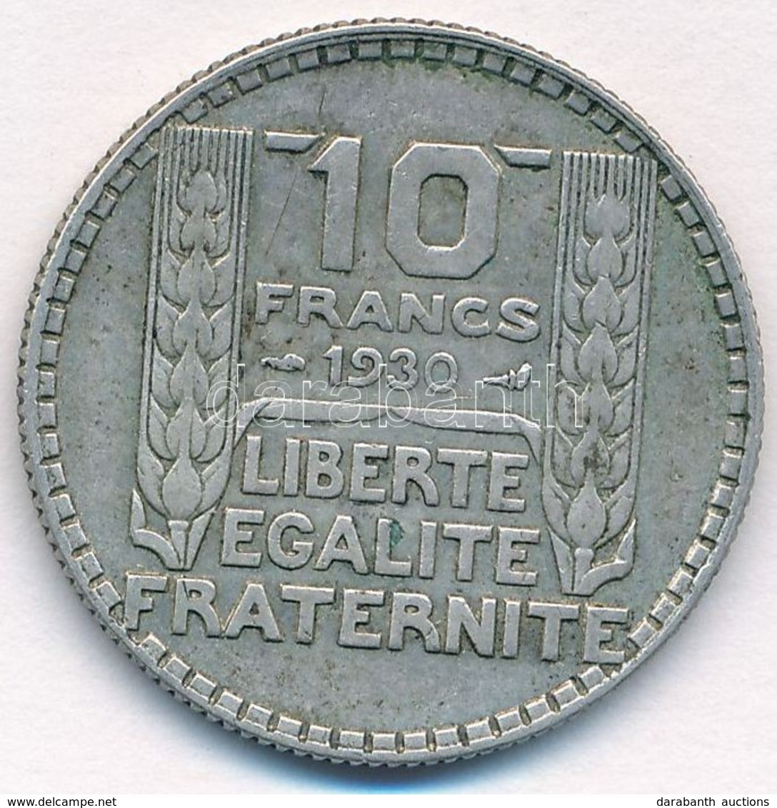 Franciaország 1930. 10Fr Ag T:2 Patina
France 1930. 10 Francs Ag C:XF Patina
Krause KM#878 - Non Classés