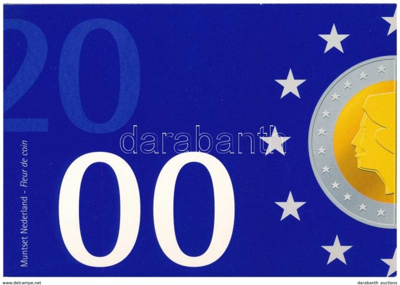 Hollandia 2000. 5c-5G (6xklf) Forgalmi Sor Karton Dísztokban T:1 Netherlands 2000. 5 Cents - 5 Gulden (6xdiff) Coin Set  - Non Classés
