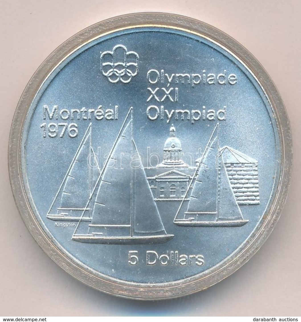 Kanada 1973. 5$ Ag 'Montreali Olimpia - 'Kingston' Vitorlás' T:1
Canada 1973. 5 Dollars Ag 'Montreal Olympic Games - Sai - Non Classés