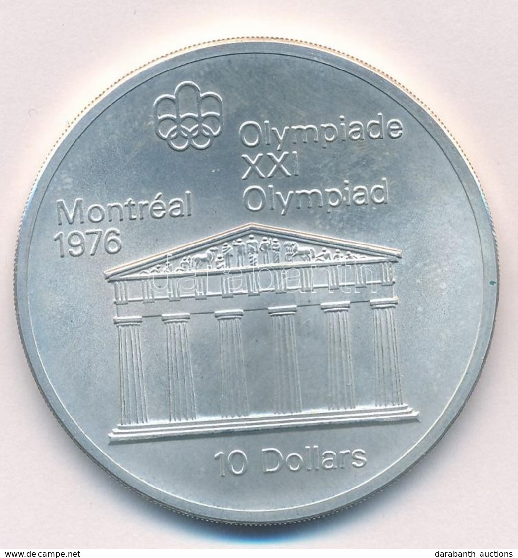 Kanada 1974. 10$ Ag 'Montreali Olimpia - Zeusz-templom' T:BU
Canada 1974. 10 Dollars Ag 'Montreal Olympic Games - Temple - Non Classés