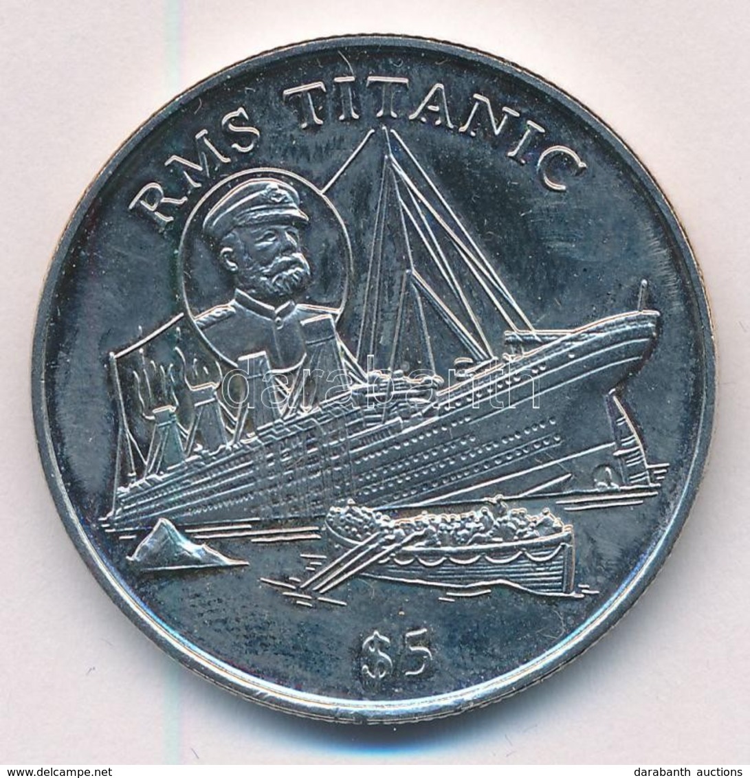 Libéria 1998. 5$ Cu-Ni 'RMS Titanic' T:1- (PP) Kis Ph. Ujjlenyomat
Liberia 1998. 5 Dollars Cu-Ni 'RMS Titanic' C:AU (PP) - Ohne Zuordnung