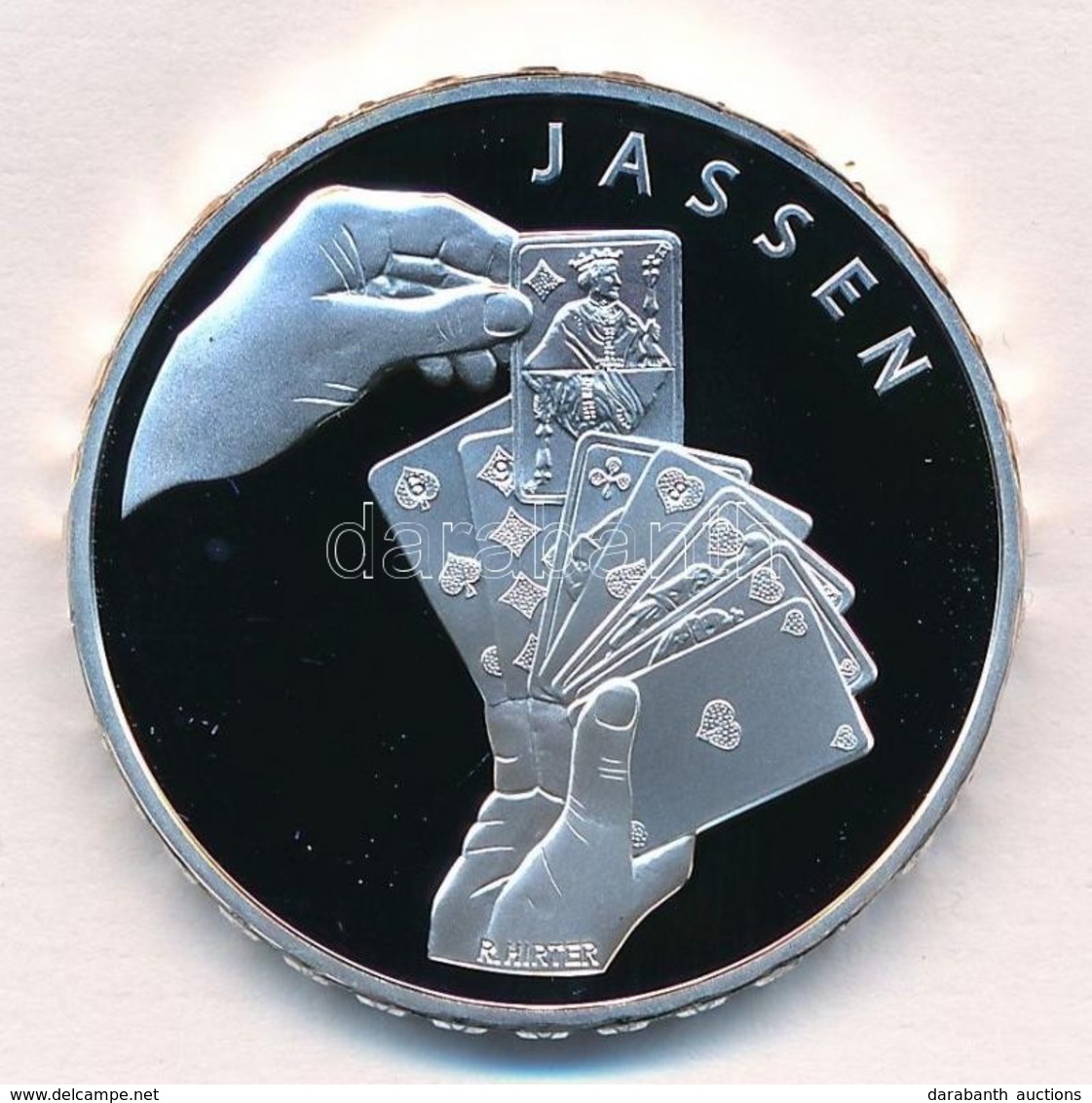 Svájc 2014. 20Fr Ag 'Jassen' Eredeti Dísztokban, Tanúsítvánnyal T:PP
Switzerland 2014. 20 Francs Ag 'Jassen' In Original - Non Classés