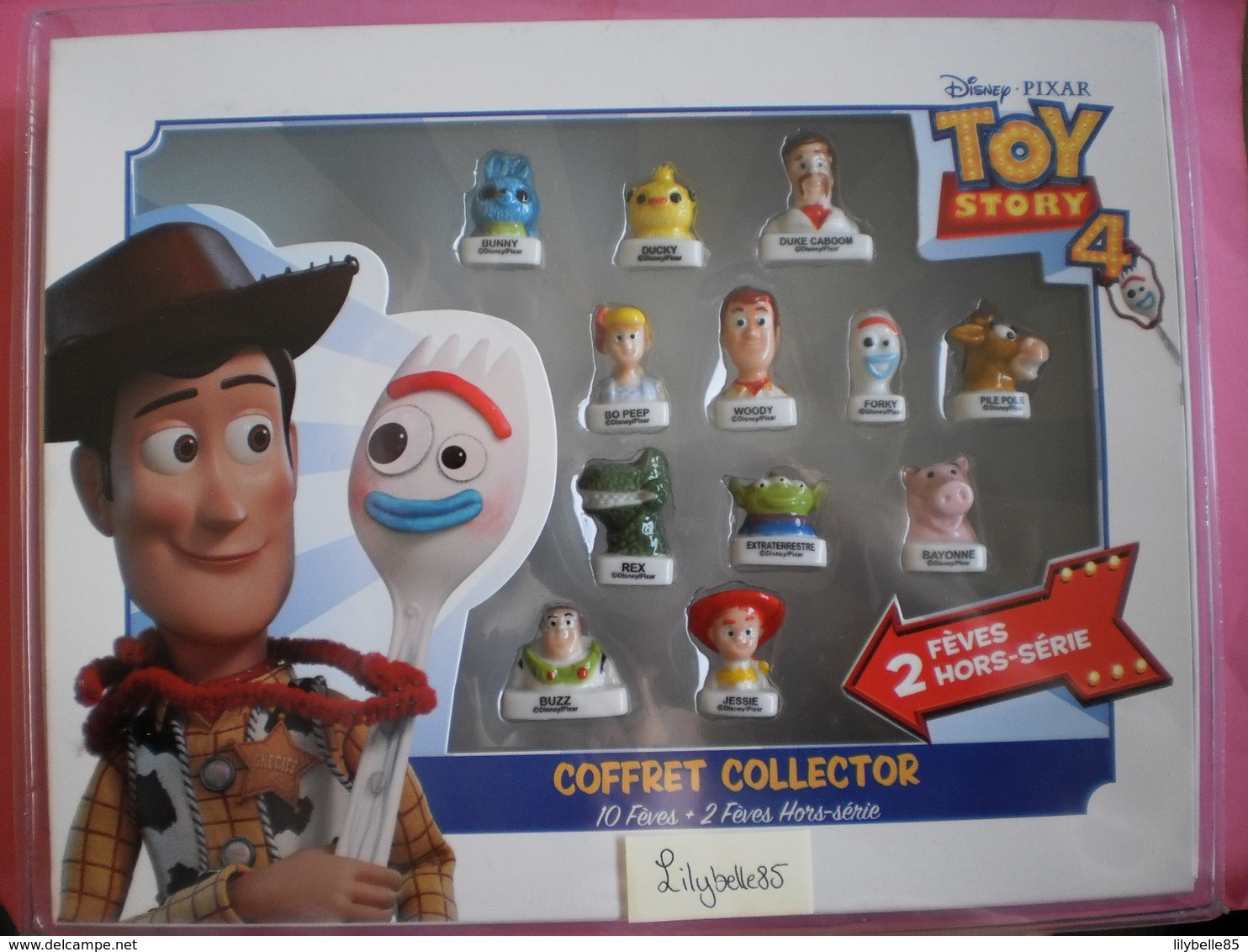 Coffret Collector Série Complète De 10 Feves DISNEY + 2 Hors Séries TOY STORY 4 - 2020 ( Miniature Figurine Feve ) - Disney