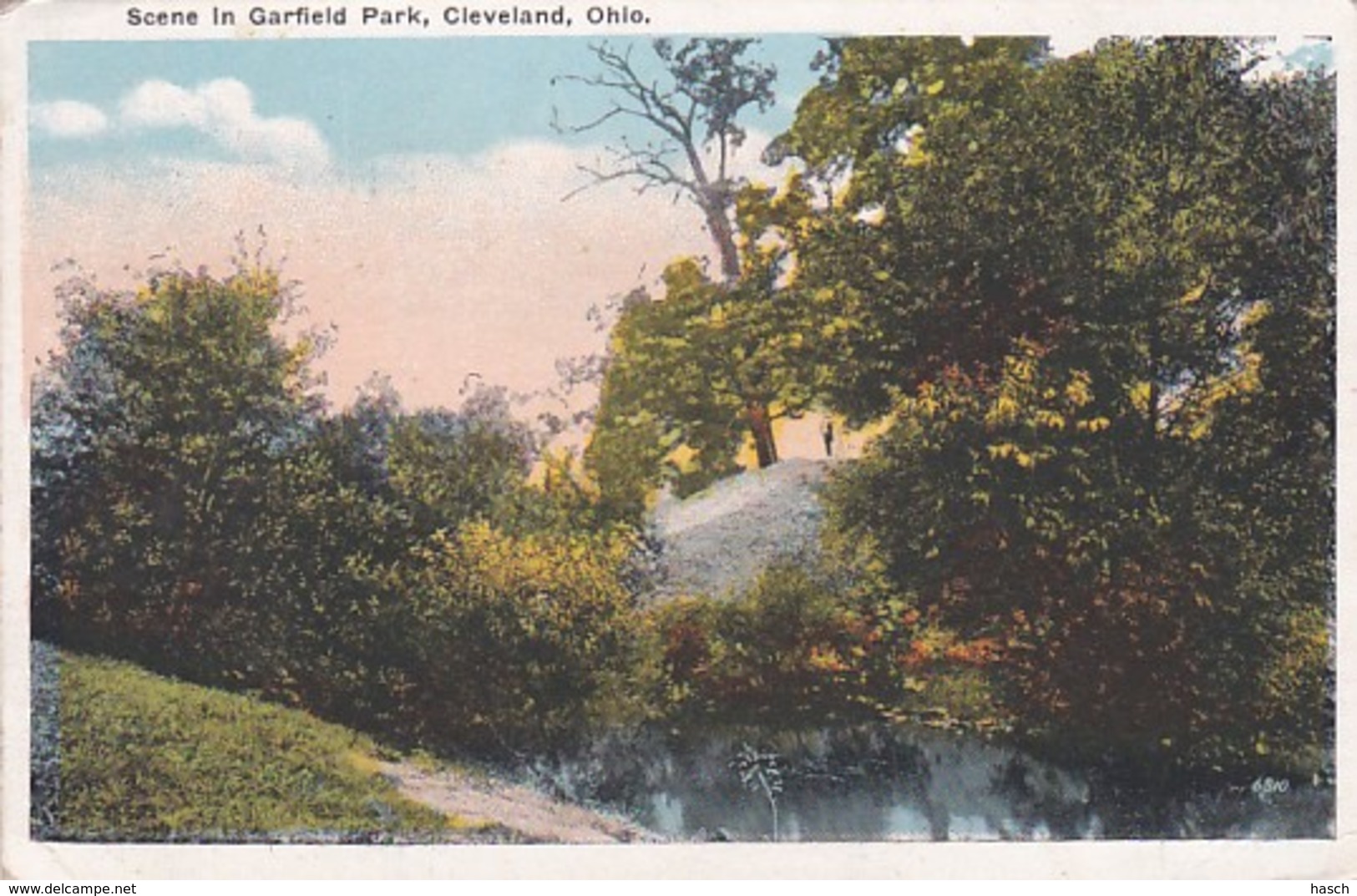 253730Cleveland, Scene In Garfield Park. – 1924 (see Corners) - Cleveland