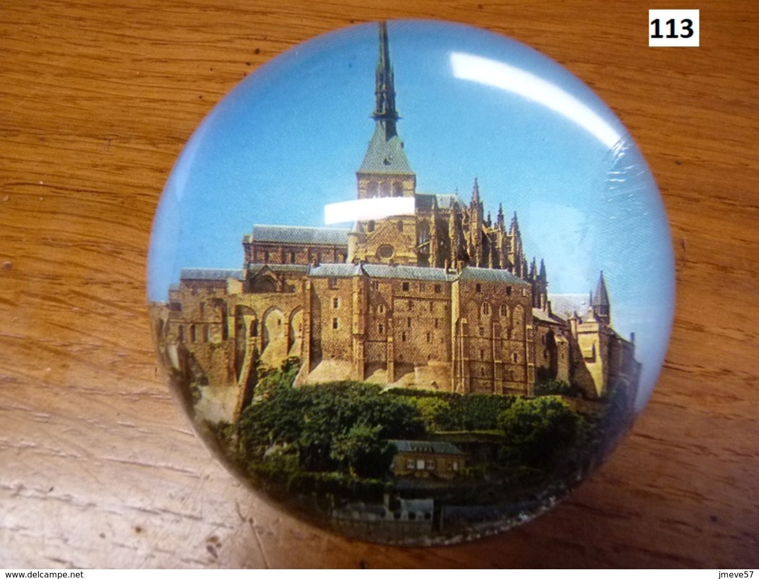 Presse Papier En Verre Le Mont Saint Michel - Fermacarte