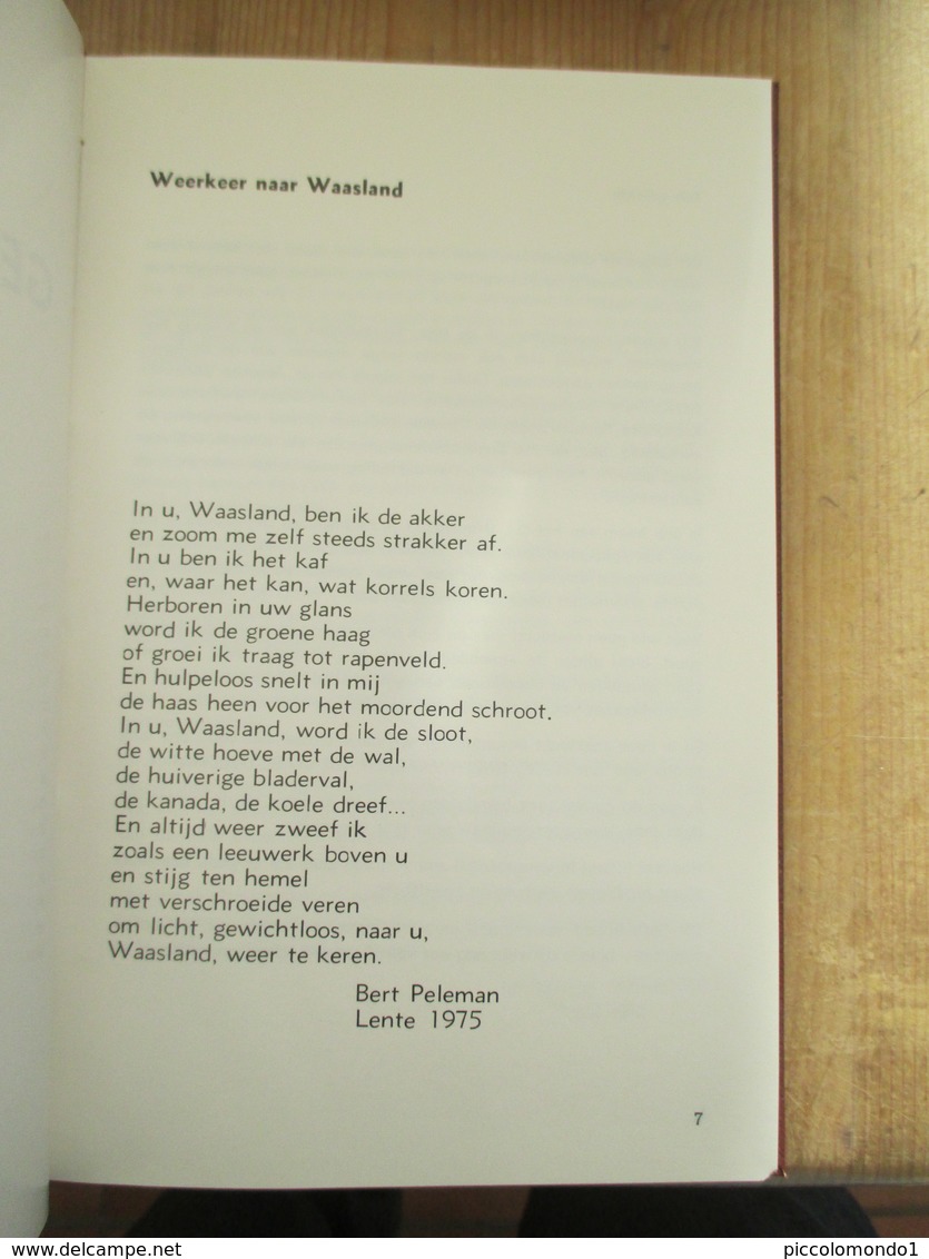 Land Van Waas Veer Tielrode Schelde Waasmunster Elversele Boer Riet Rupelmonde Runen 1975 Nr 85 Van De 200 Expl 96 Blz - Histoire