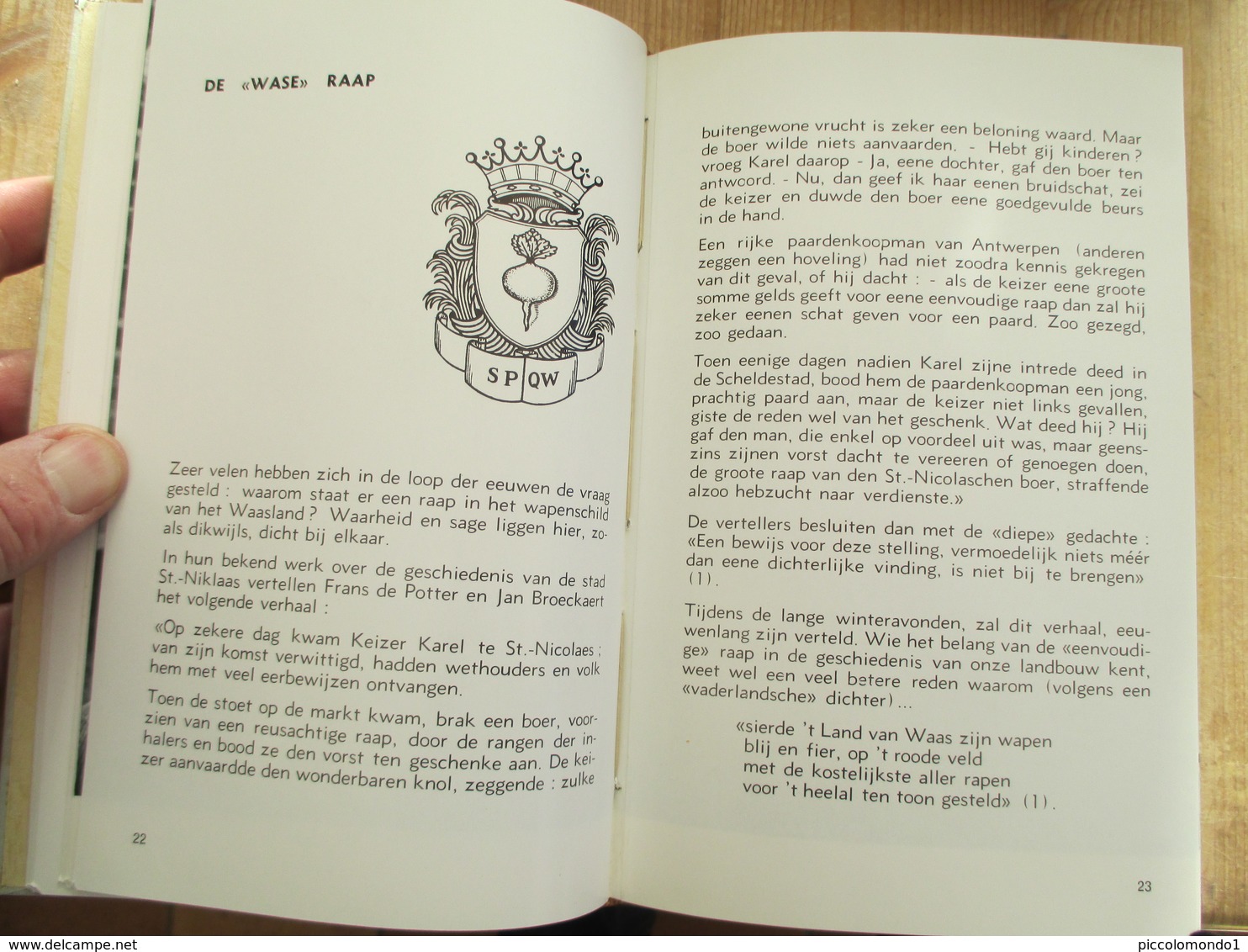 Land Van Waas Veer Tielrode Schelde Waasmunster Elversele Boer Riet Rupelmonde Runen 1975 Nr 85 Van De 200 Expl 96 Blz - Histoire