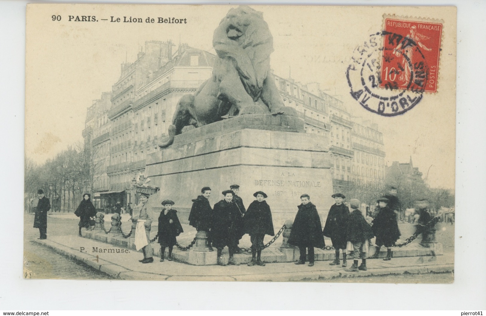 PARIS - XIVème Arrondissement - Le Lion De Belfort - Edit. MARMUSE - Arrondissement: 14