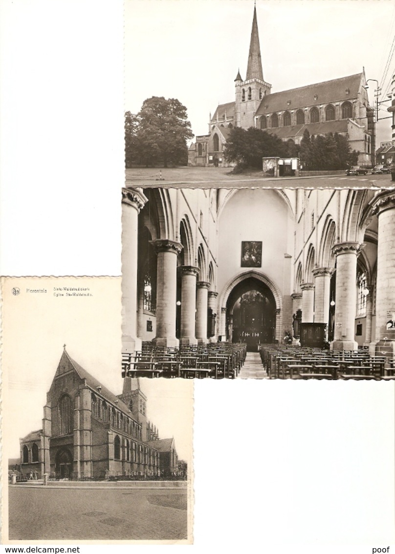 Herentals : St. Waldetrudiskerk  --- 3 Kaarten - Herentals