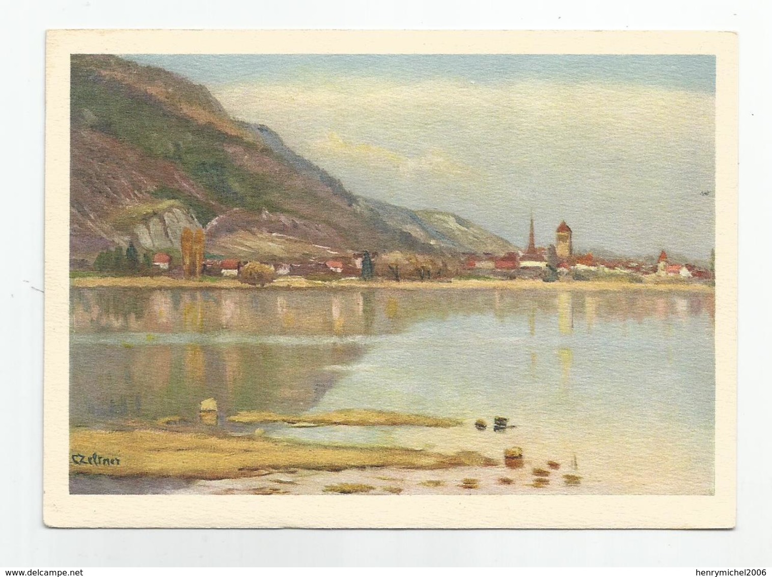 Suisse Berne Neuveville Lac De Bienne Carte Illustrée - Bern