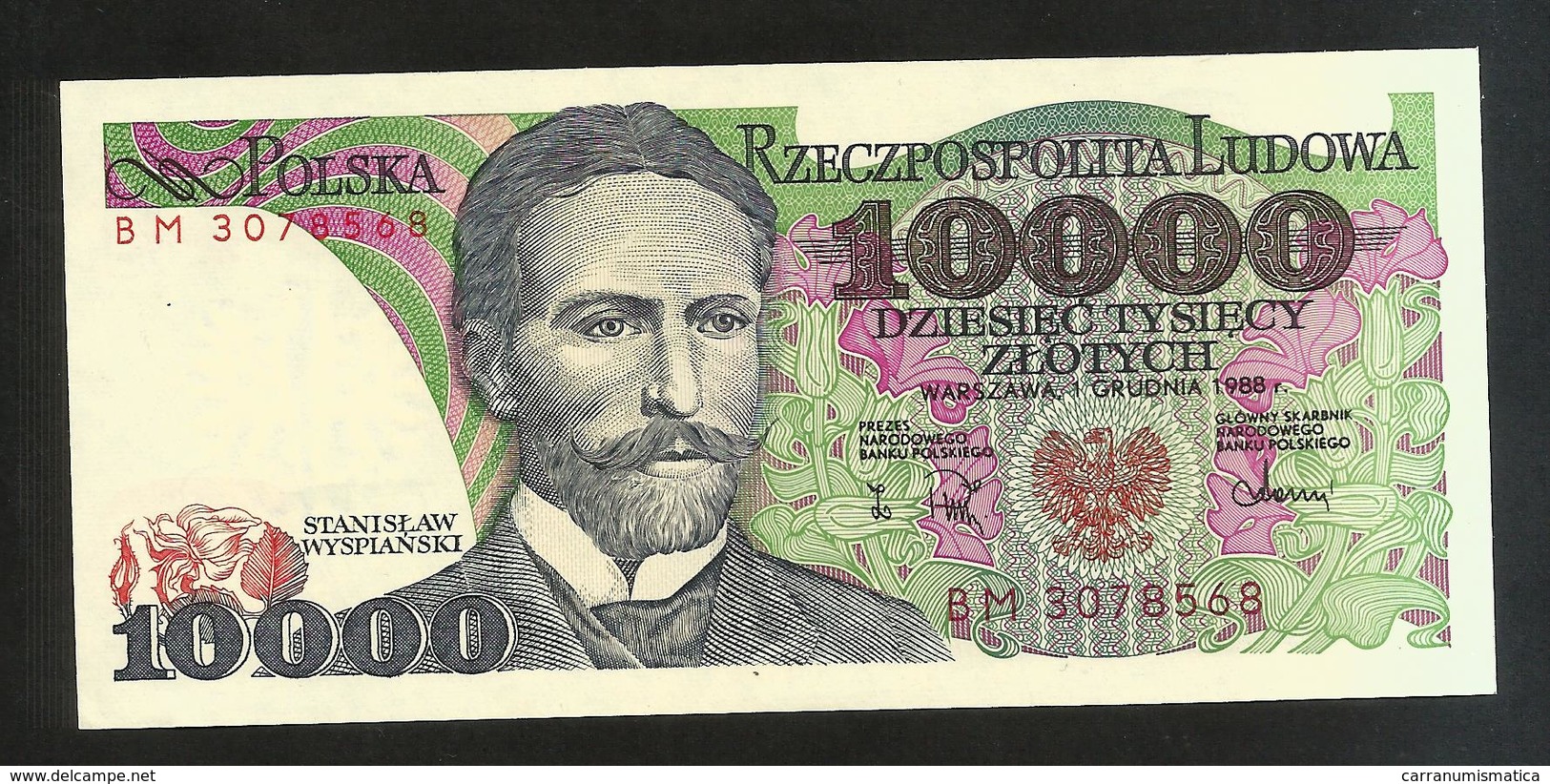 POLONIA / POLAND - NATIONAL BANK - 20000 ZLOTYCH (1989) - Polonia