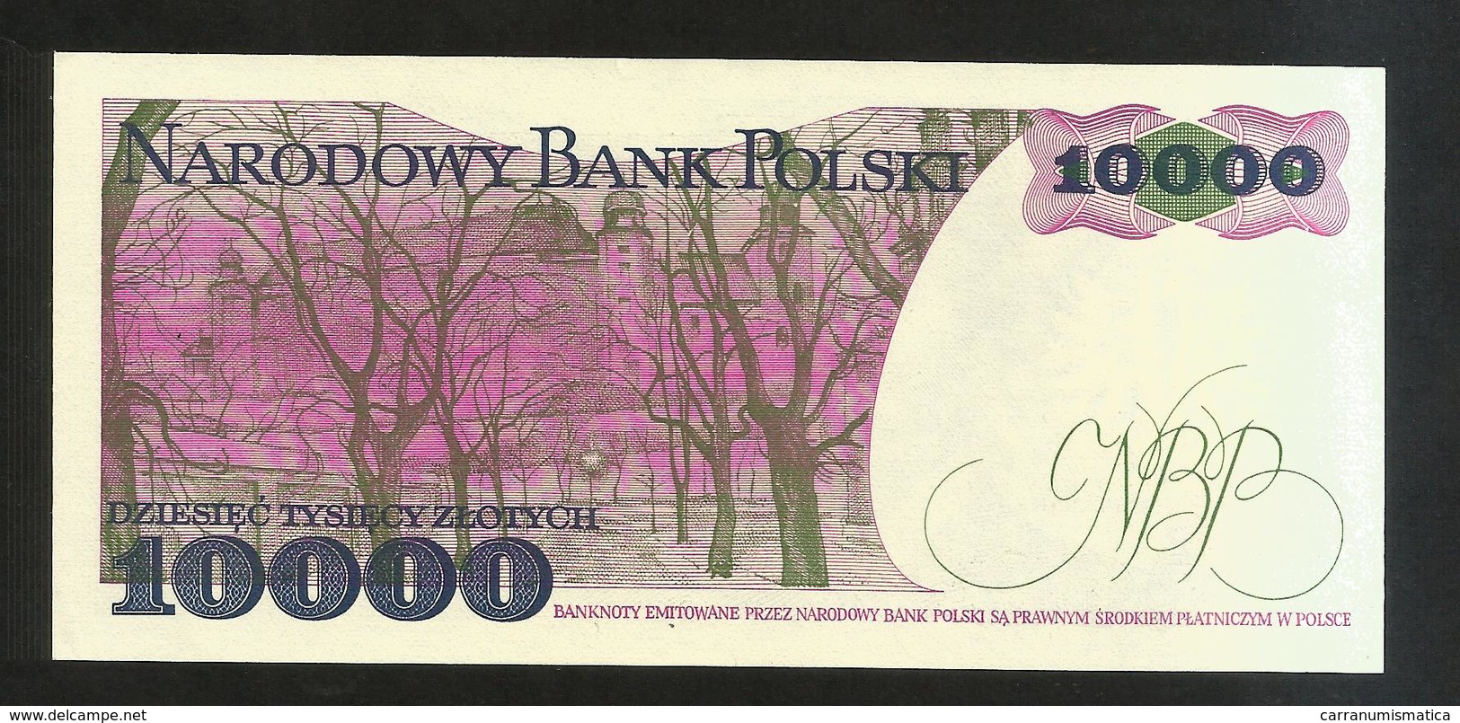 POLONIA / POLAND - NATIONAL BANK - 20000 ZLOTYCH (1989) - Polonia