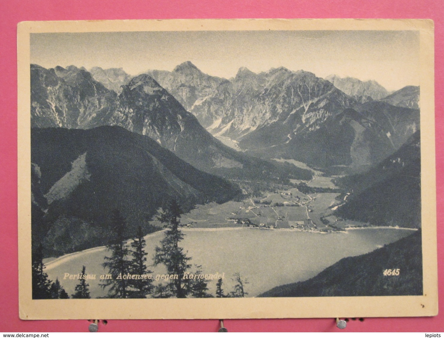 Autriche - Pertisau Am Achensee Gegen Karwendel - Scans Recto Verso - Pertisau